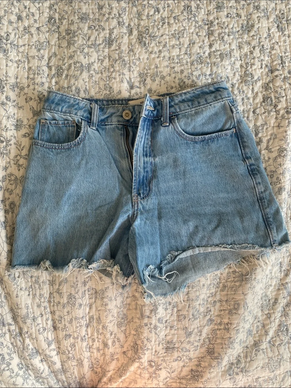 Hollister Light Blue Denim Shorts